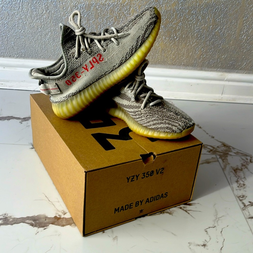 Adidas Yeezy 350v2 blue tint